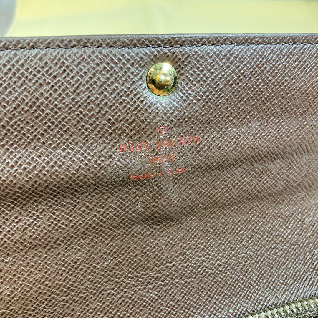 ルイヴィトン ダミエ エベヌ ポルトフォイユ サラ 長財布 カード10 即日発送