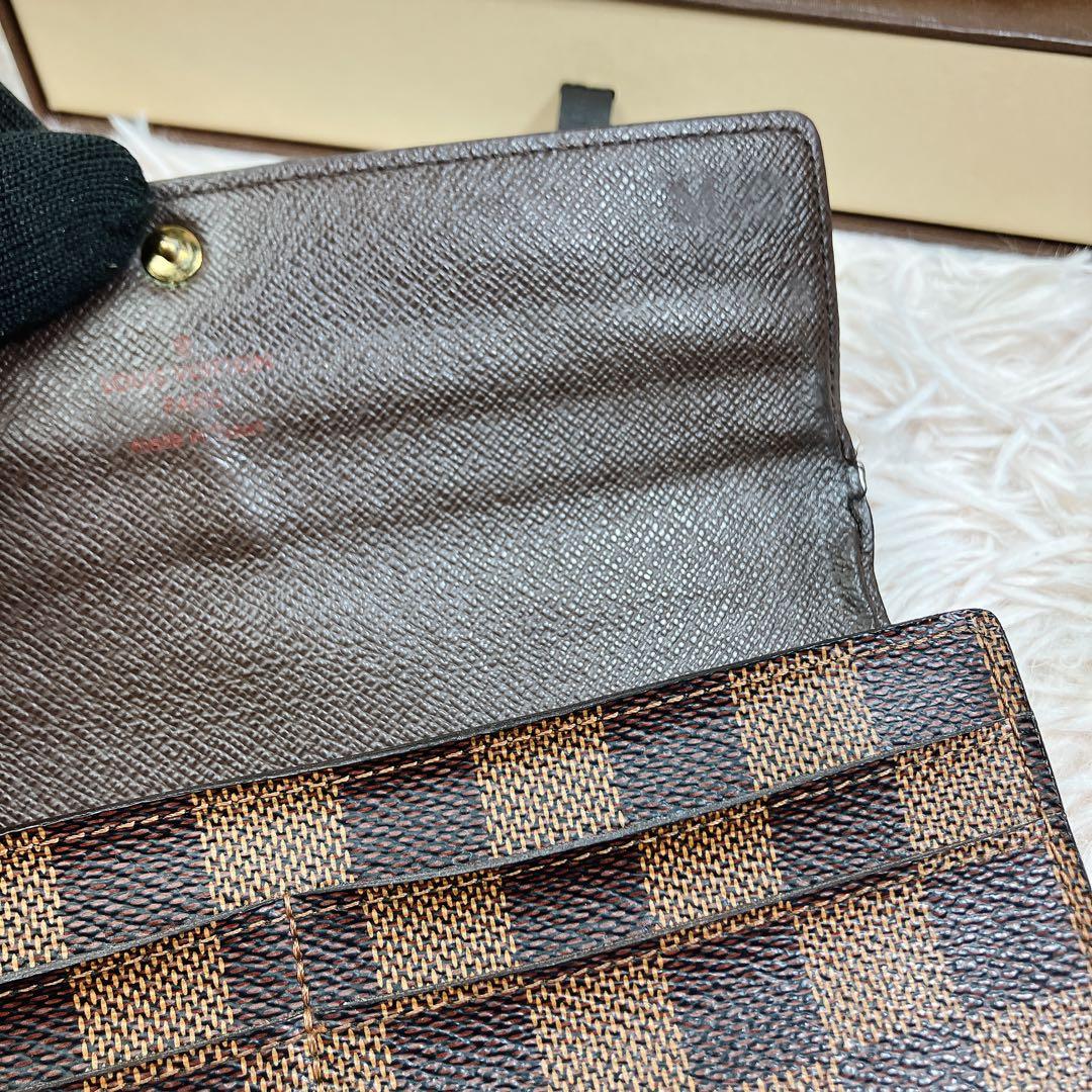ルイヴィトン ダミエ エベヌ ポルトフォイユ サラ 長財布 カード10 即日発送