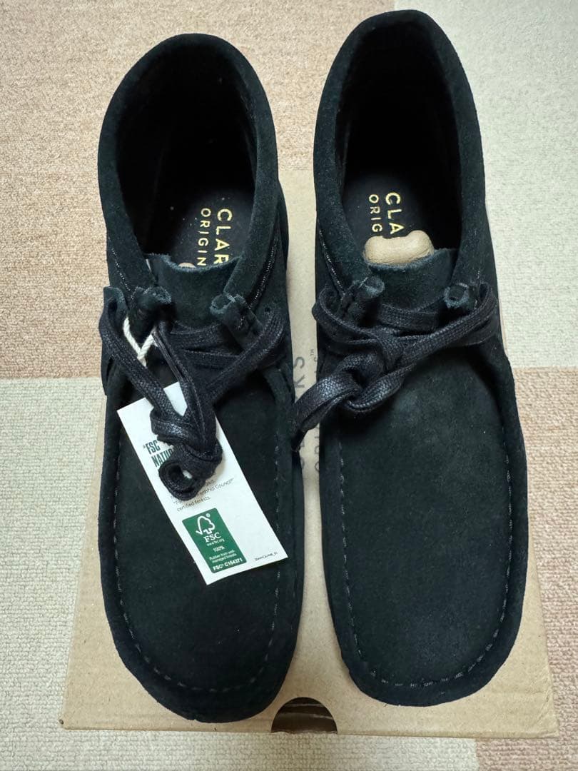 Clarks ワラビー　ブラック　ハイカット　UK7