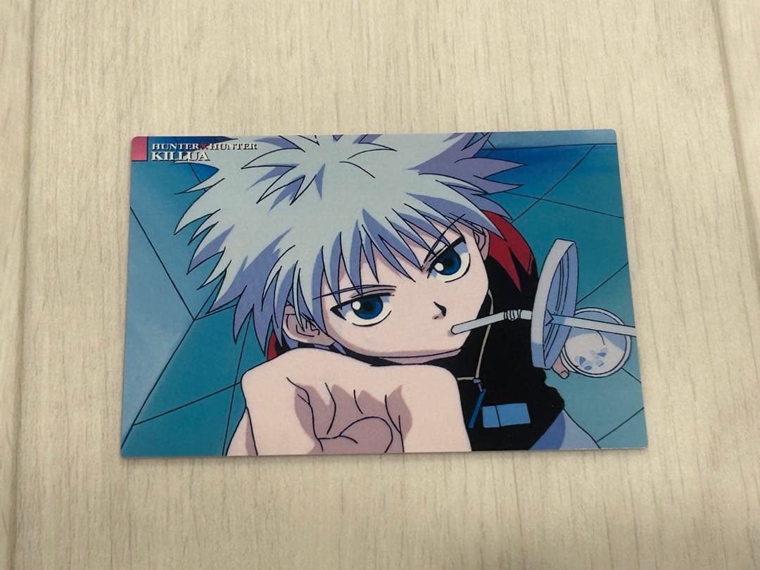 【稀少】 旧HUNTER×HUNTER 初版 カードダスマスターズ キルア