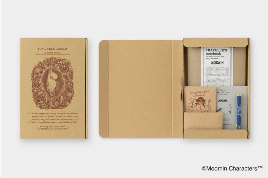 期間限定値下！トラベラーズノート 限定セット MOOMIN パパの思い出✨️限定品