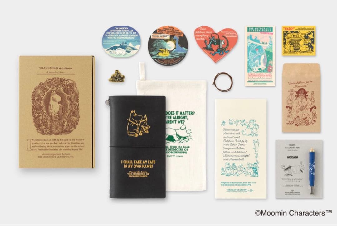 期間限定値下！トラベラーズノート 限定セット MOOMIN パパの思い出✨️限定品