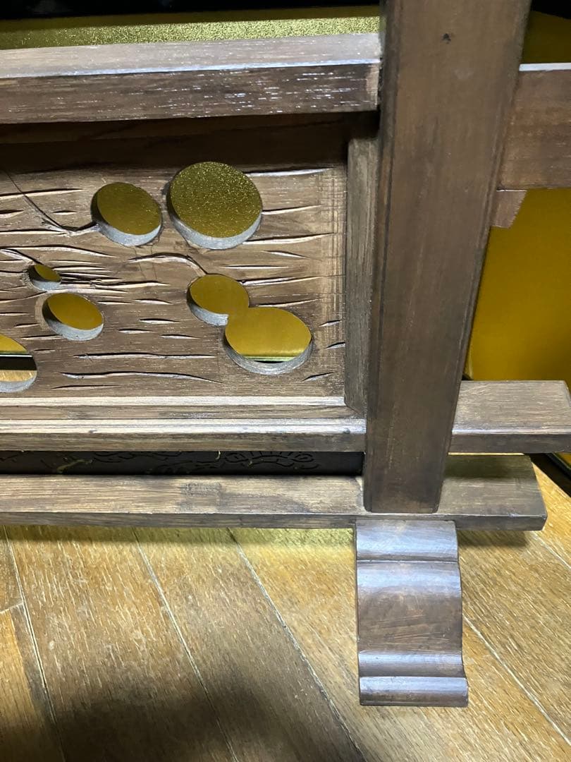 刀掛け 透かし彫り 特注 一点物