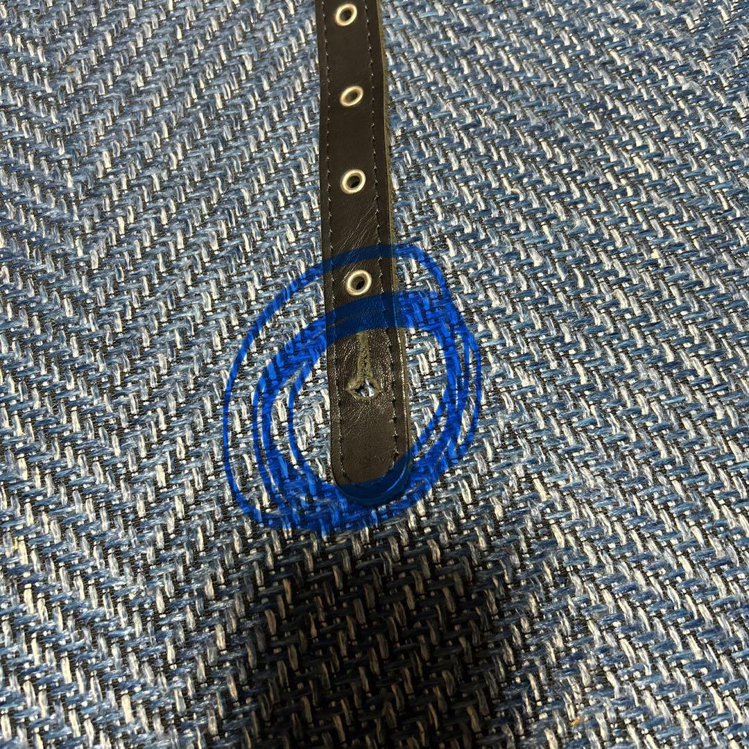 hide スカルデザイン レザーストラップ