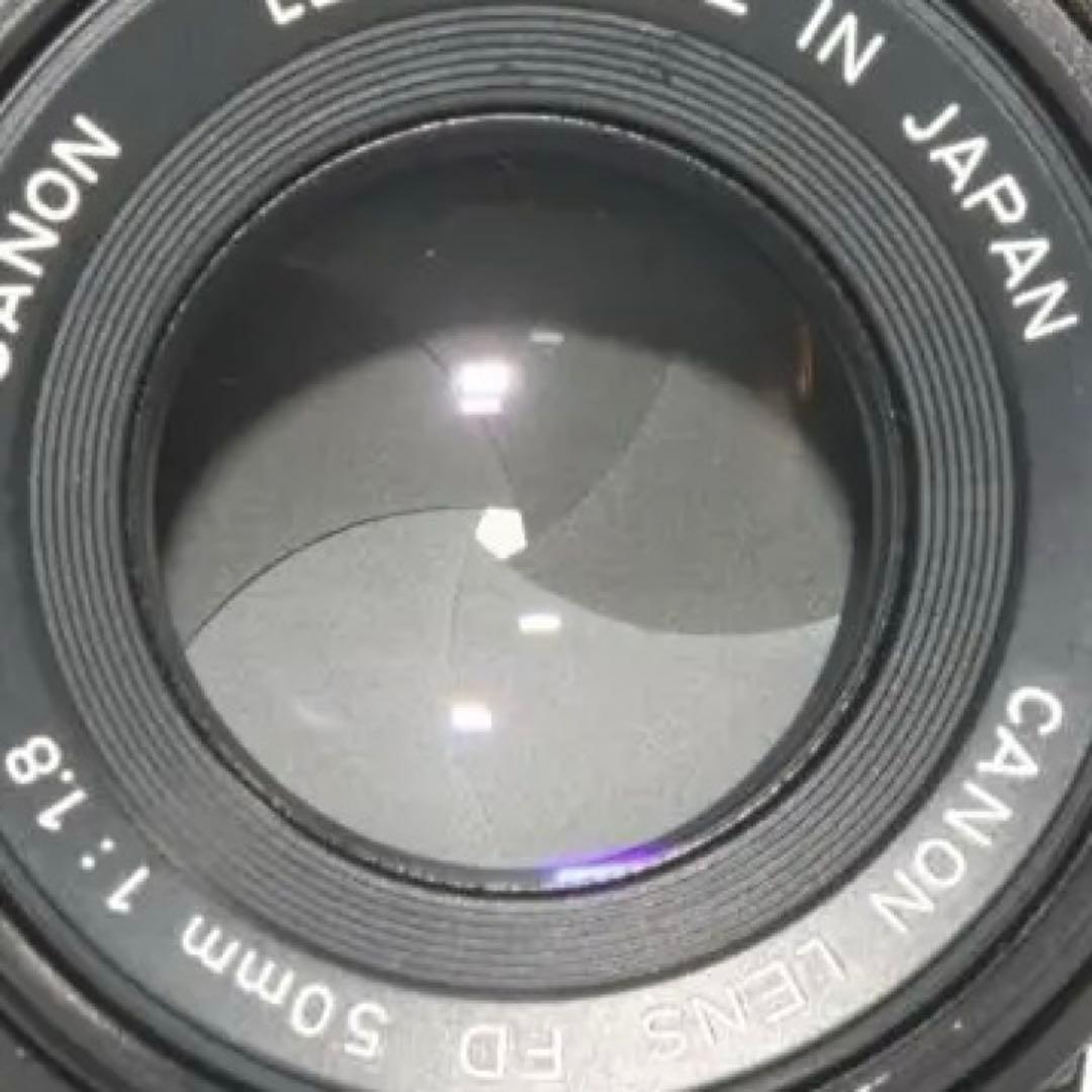 整備品　Canon AE-1 newFD 50mm f1.8 オールド一眼レフ