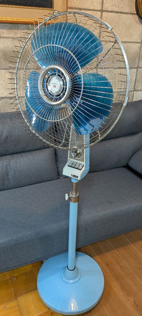 P594 日立 名機 レトロ扇風機 S-858型 希少 稼働品 昭和レトロ