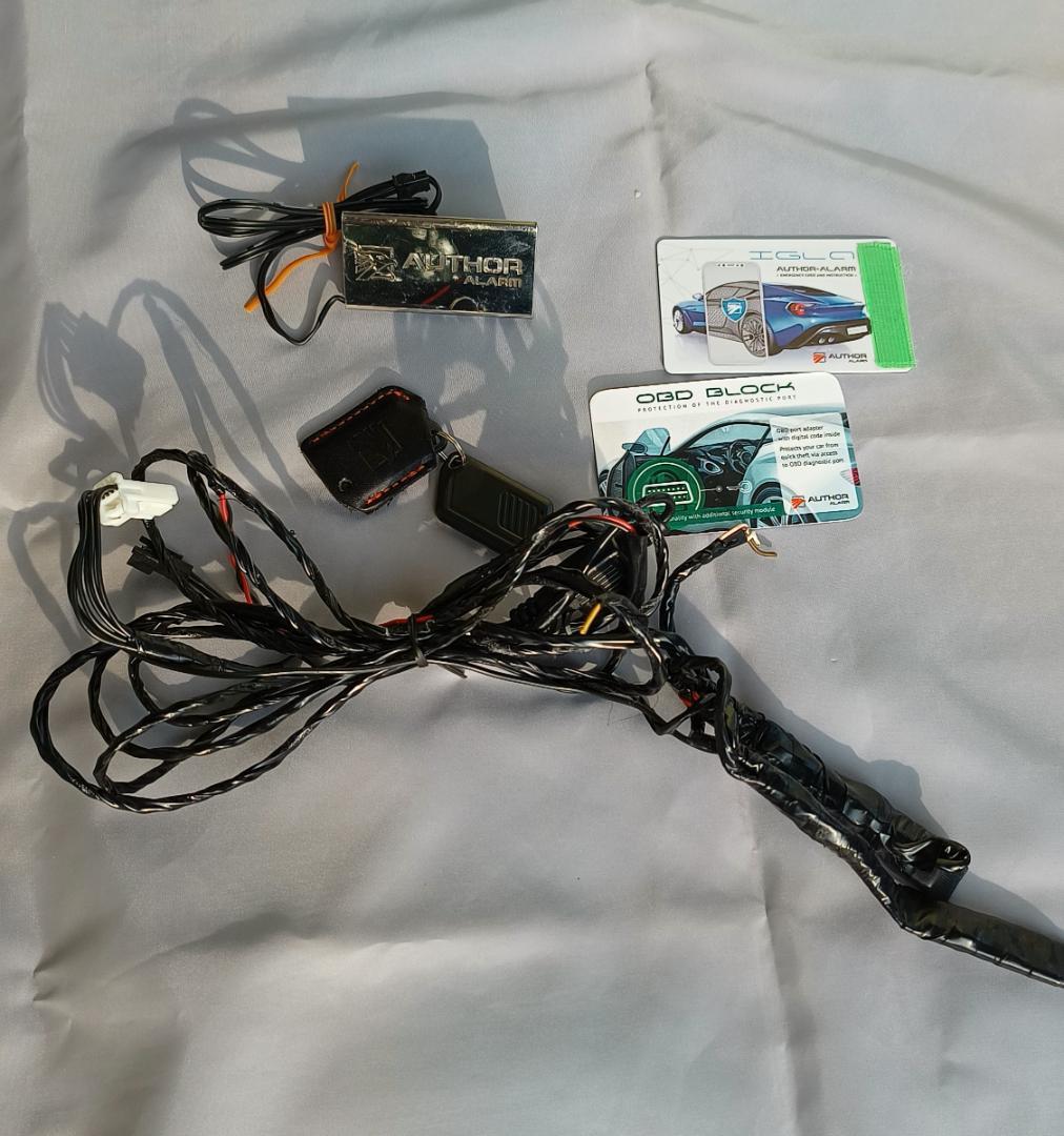 AUTHOR ALARM IGLA LEDステンレスプレートキーフォブカード