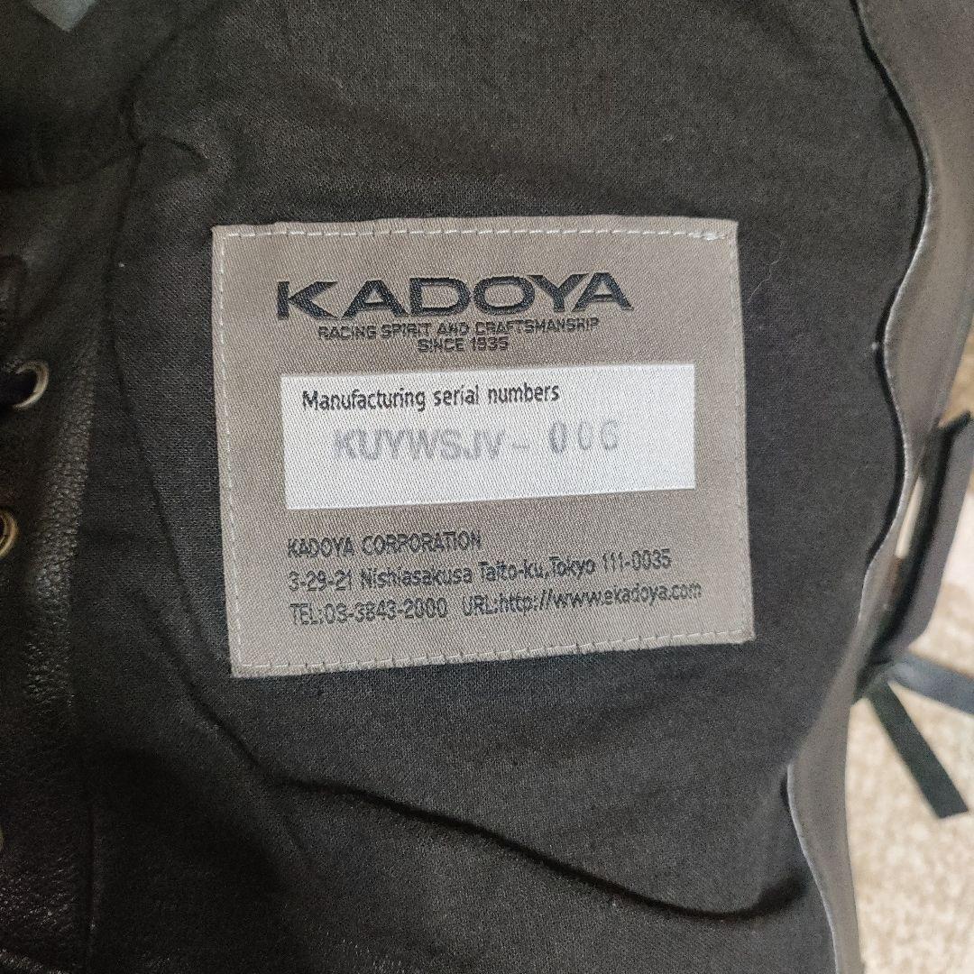 レア　カドヤ　本革レースアップレザージャケット　シャツタイプ　シボ革