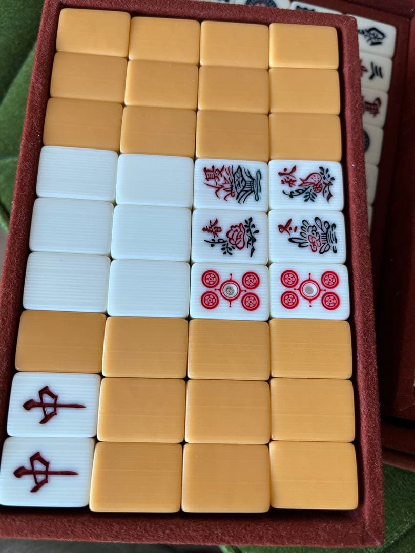 k*7様 オマケ麻雀牌付き【圧倒的な美しさ】任天堂 役満 新象牙　麻雀牌　象牙風