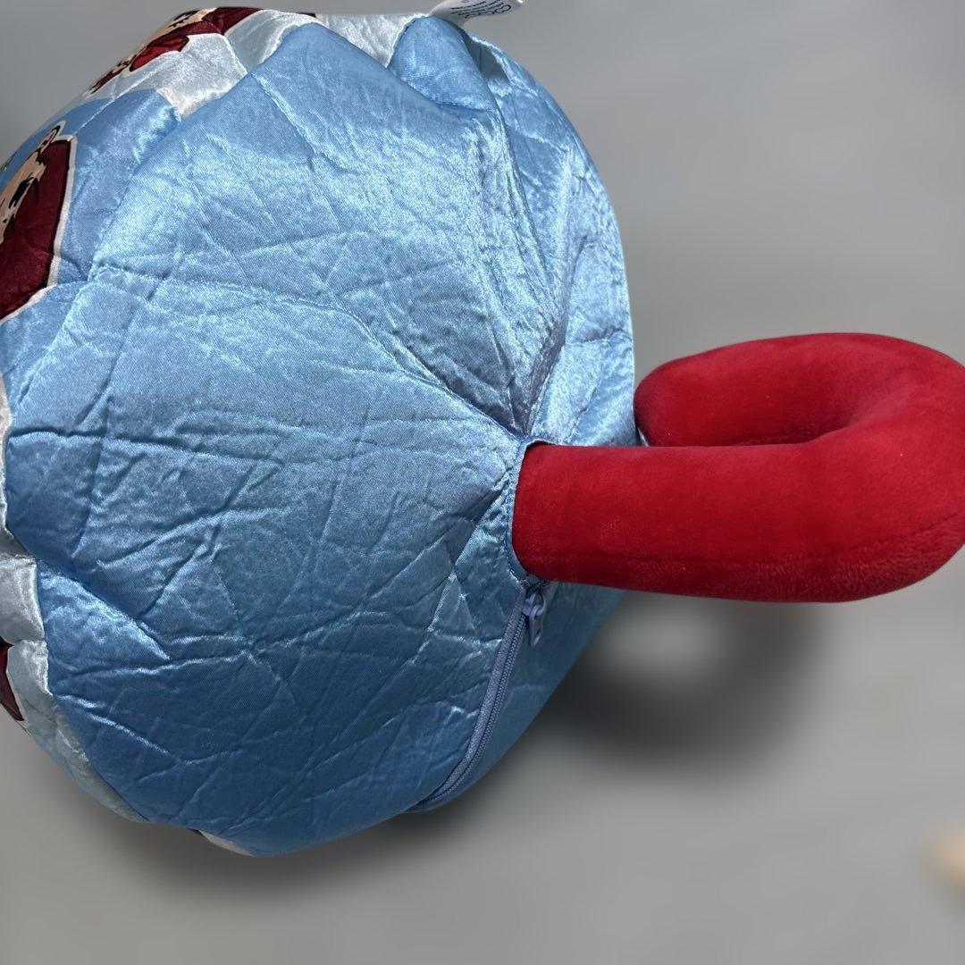 【超希少】不二家 ペコちゃん パラソルチョコいちご 大型クッション 非売品 レア