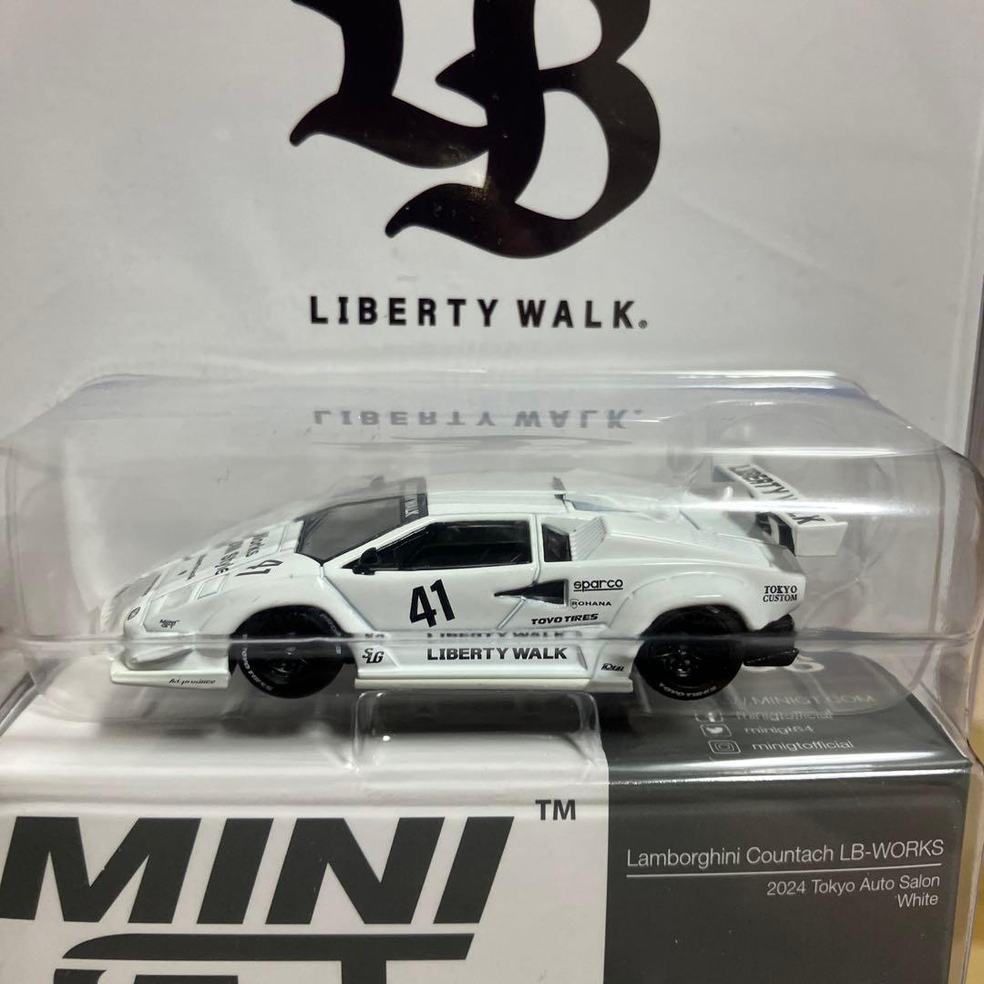 MINI GT LB★WORKS ホワイトミニカー2台セット