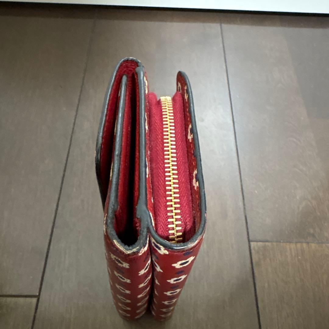 miu miu 花柄 二つ折り財布