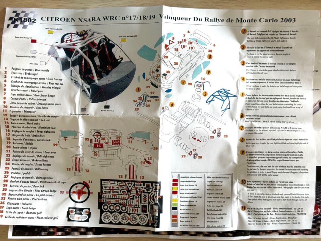 1/43キット プロバンスムラージュ シトロエン クサラ WRC 2003