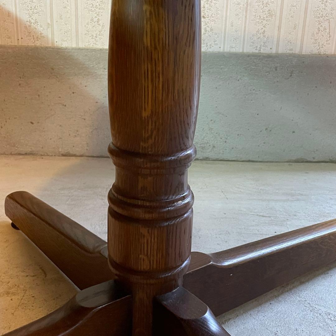 【直接引渡し】 飛騨産業 キツツキ 木製ラウンドテーブル