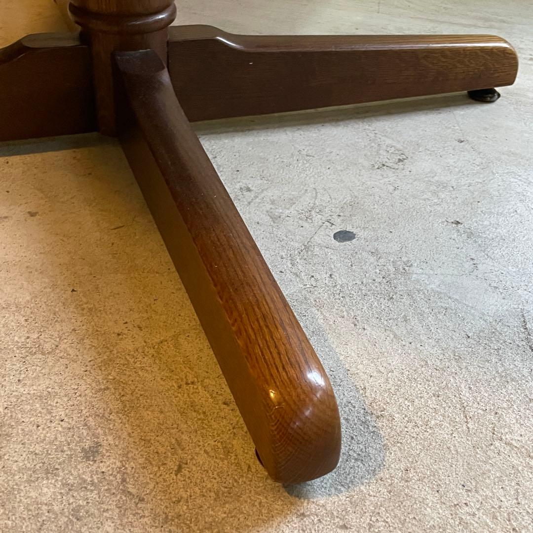 【直接引渡し】 飛騨産業 キツツキ 木製ラウンドテーブル