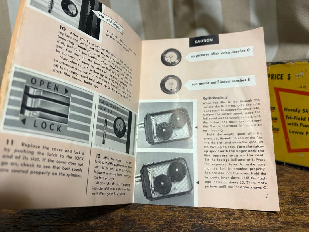 値下げコダック・ブラウニー8mmムービーカメラ希少な当時もの元箱 説明書等付