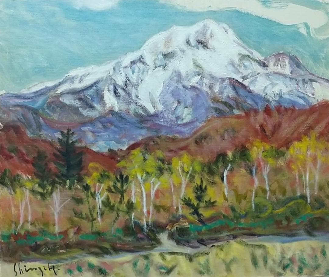 F8 絵画「乗鞍高原」