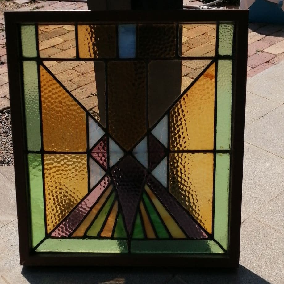 アンティーク　ステンドグラス