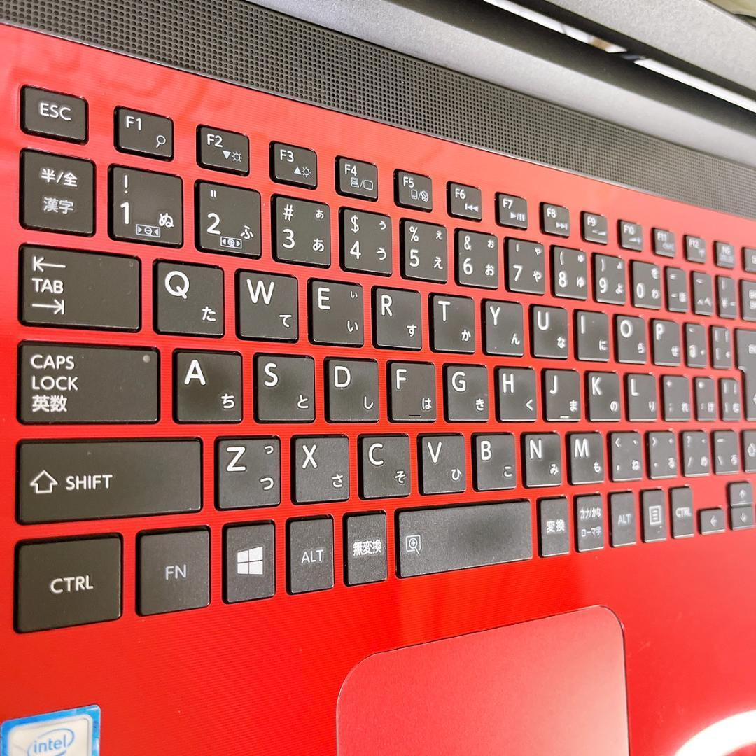 Windows11✨I5＆新品爆速SSD薄型ノートパソコン赤✨カメラ/オフィス付