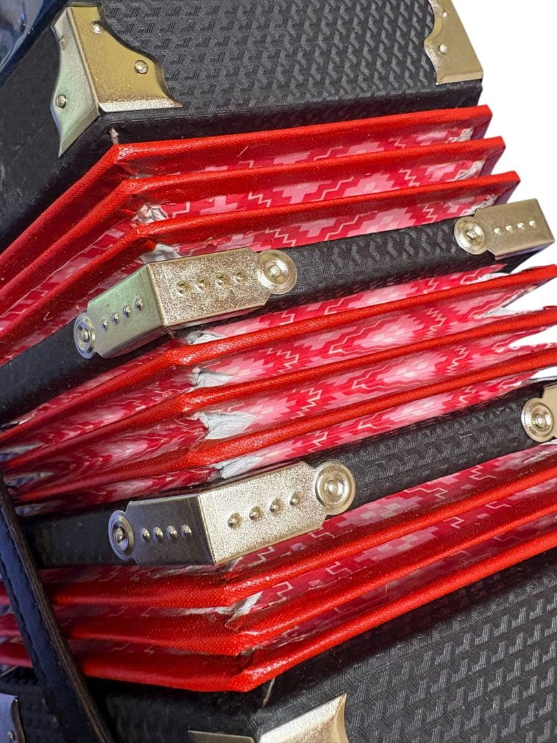 コンサーティーナ ロイヤルブルー 20ボタン 楽器 美品