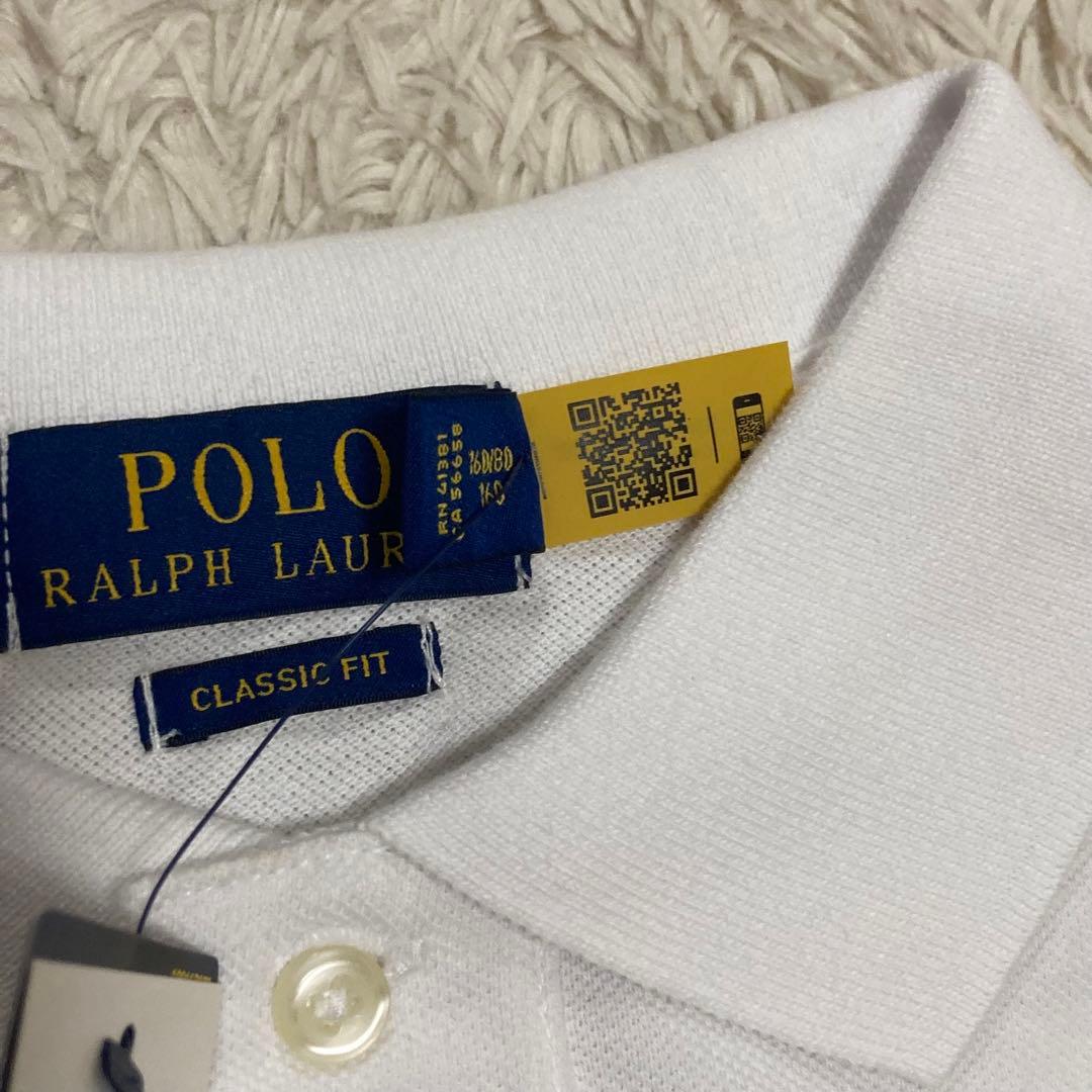 POLO RALPH LAUREN【新品】現行品 ポロシャツ ポニー刺繍 白