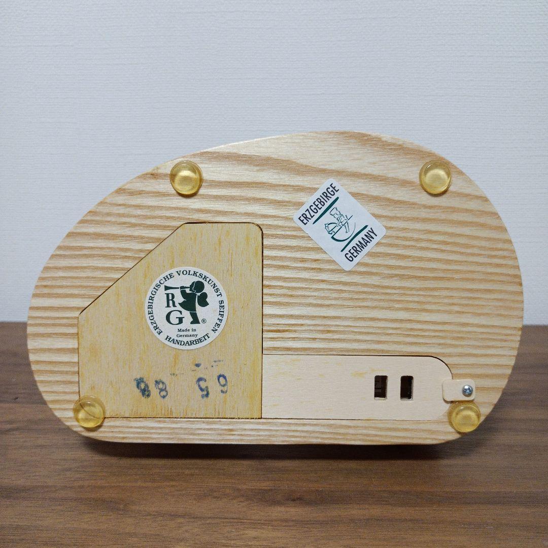 くるみ割り人形〈サンタとツリー〉リヒャルト グレーザー ザイフェン ランプ付置物