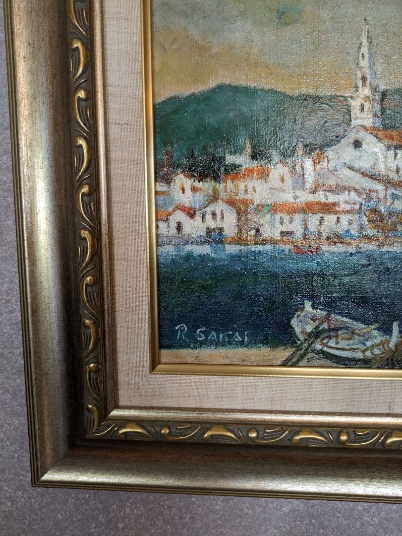 酒井良太郎作　油彩画F4号