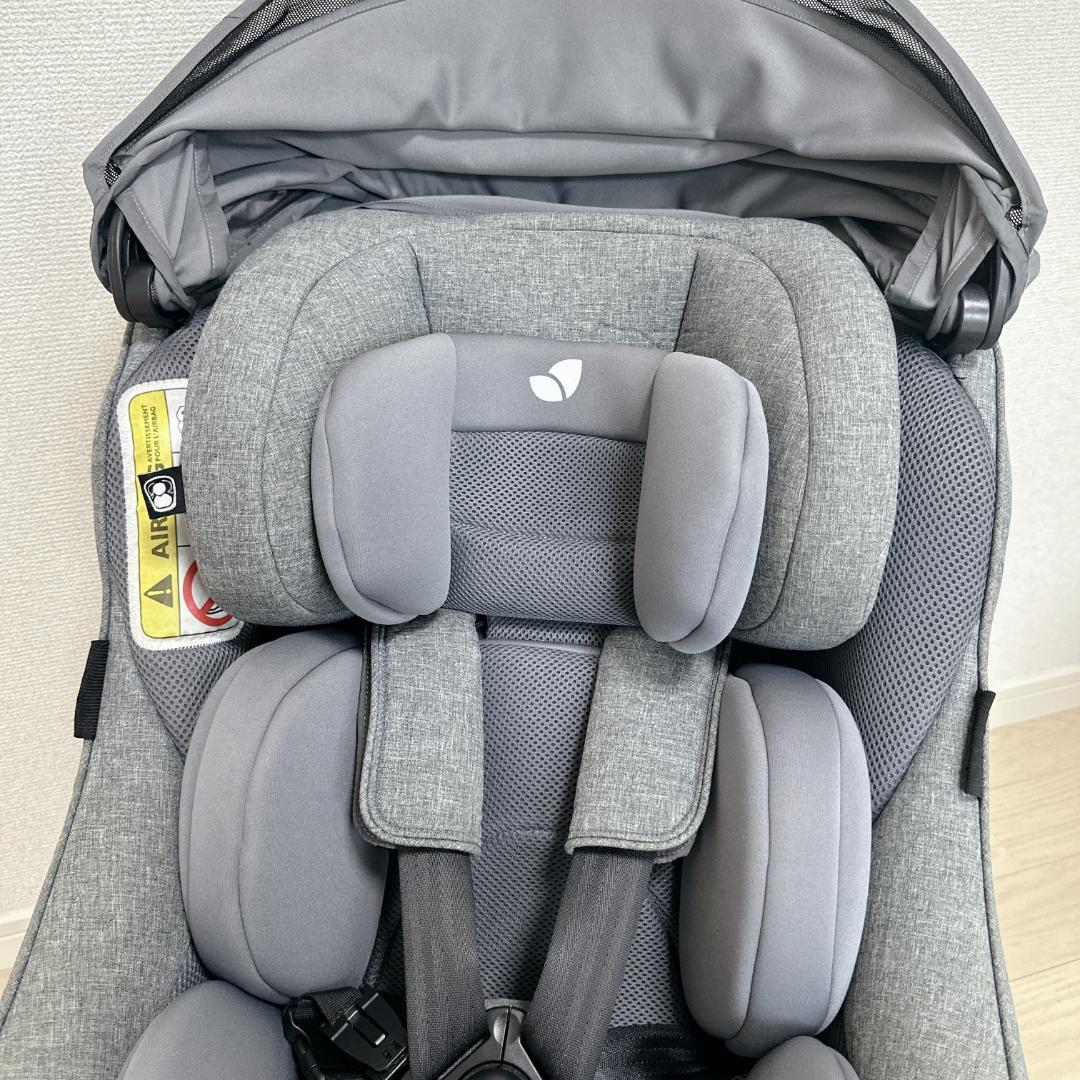 【清掃済み】Joie ジョイー アーク360°ark360 キャノピー付 グレー