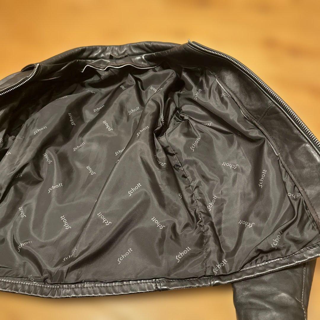 【希少】Schott（ショット）642 レザーライダースジャケット サイズ40