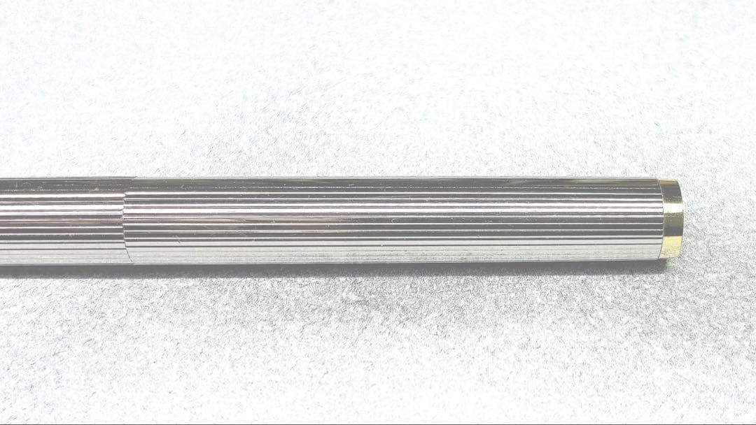 【希少 美品】モンブラン S-ライン 万年筆 シルバー 純正コンバーター付