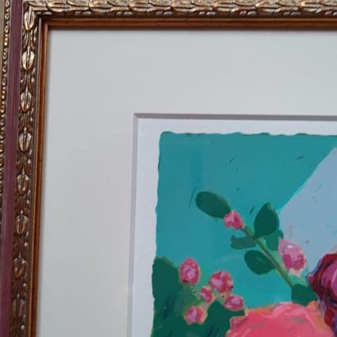 特価◯絵画　シルクスクリーン版画 額装品