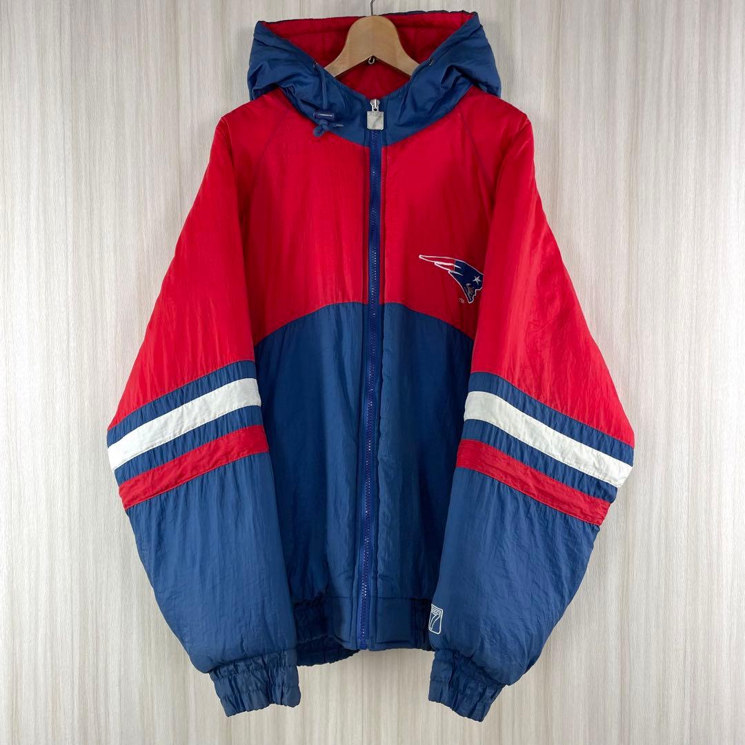 【yasu様】ロゴ7 NFL ペイトリオッツ バックロゴ 中綿 ブルゾンパーカー
