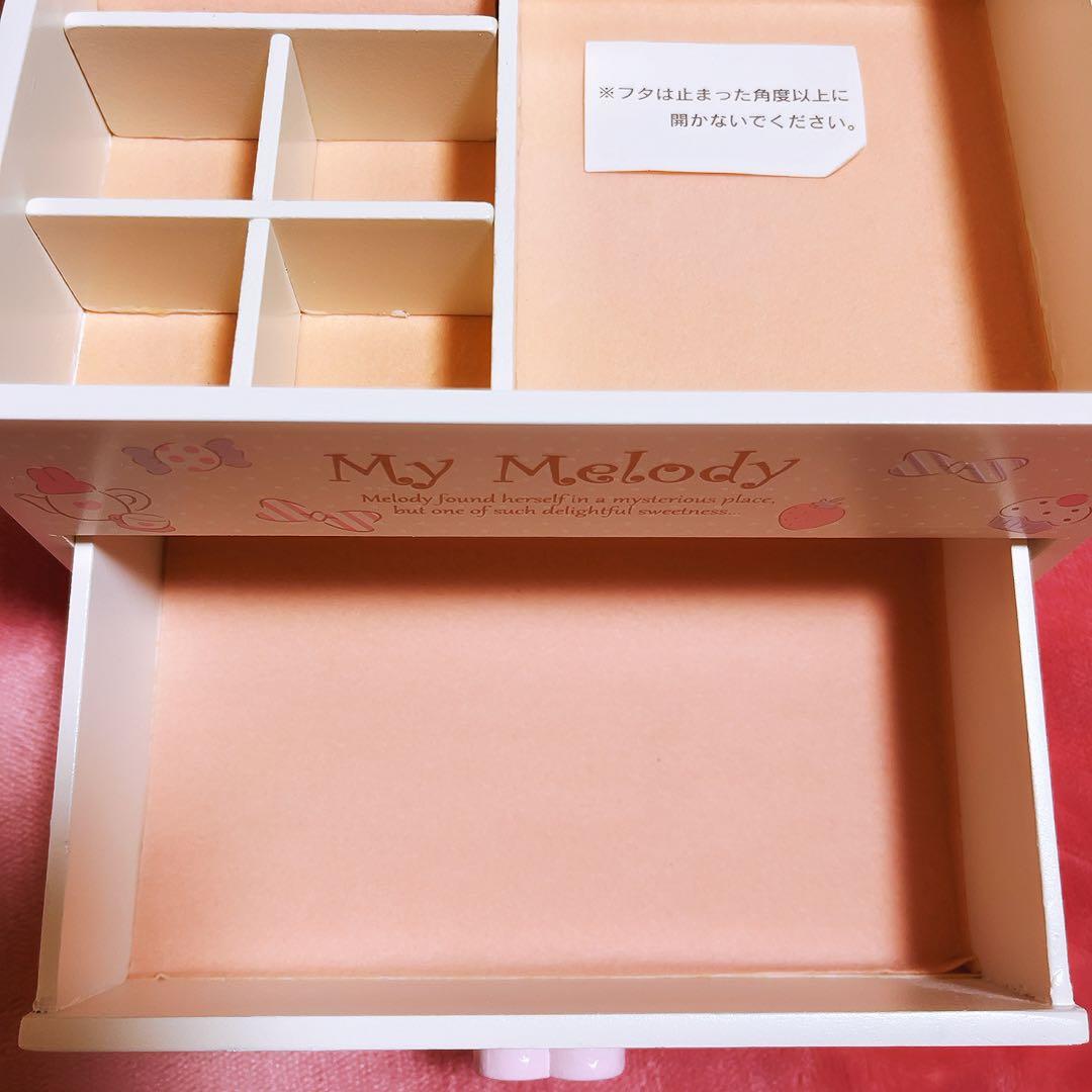 希少レア　マイメロディ　木製チェスト　ジュエリーケース　2013 サンリオ