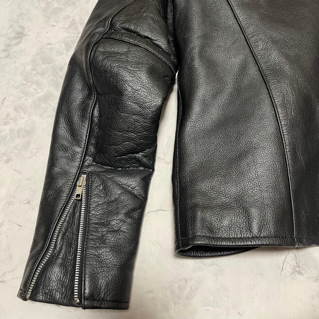 良品 FREEDOM 水牛革 レザー ジャケット シングル ライダース