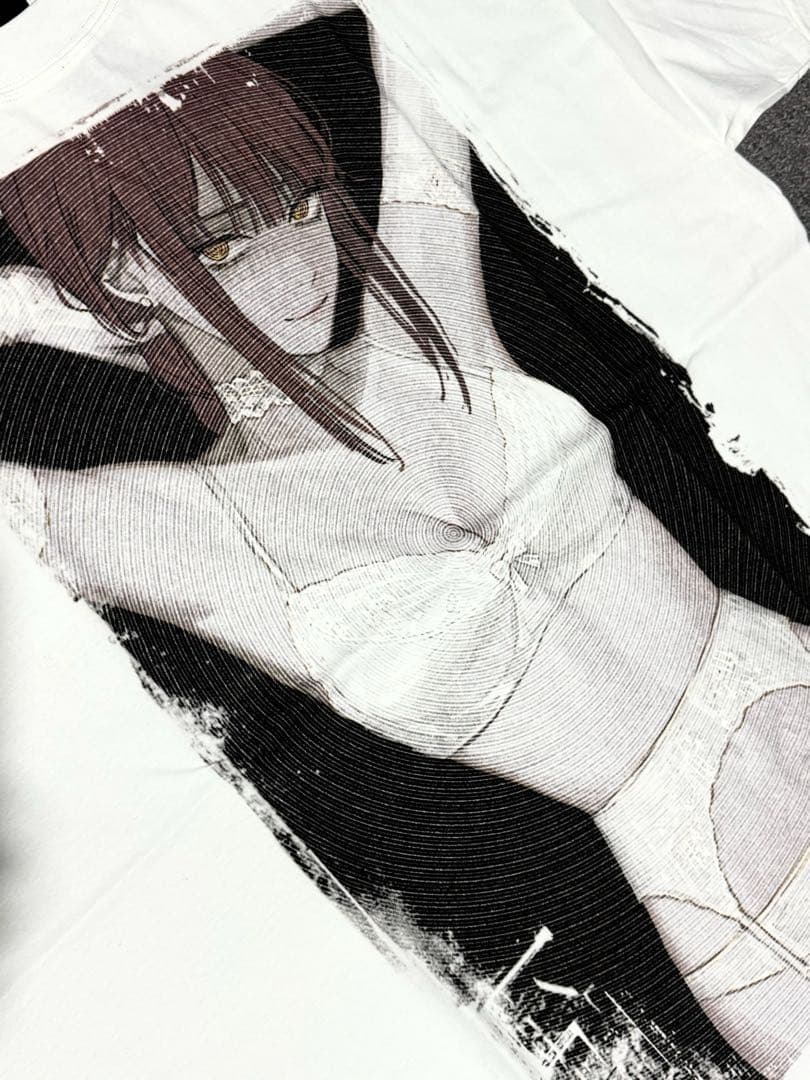 チェンソーマン マキマ アニメTシャツ XLsize White