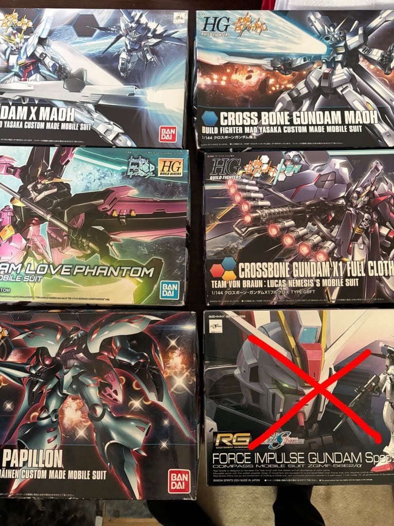 最終値下げHGガンプラ組み立て済み　箱きず一部未開封まとめ売りA