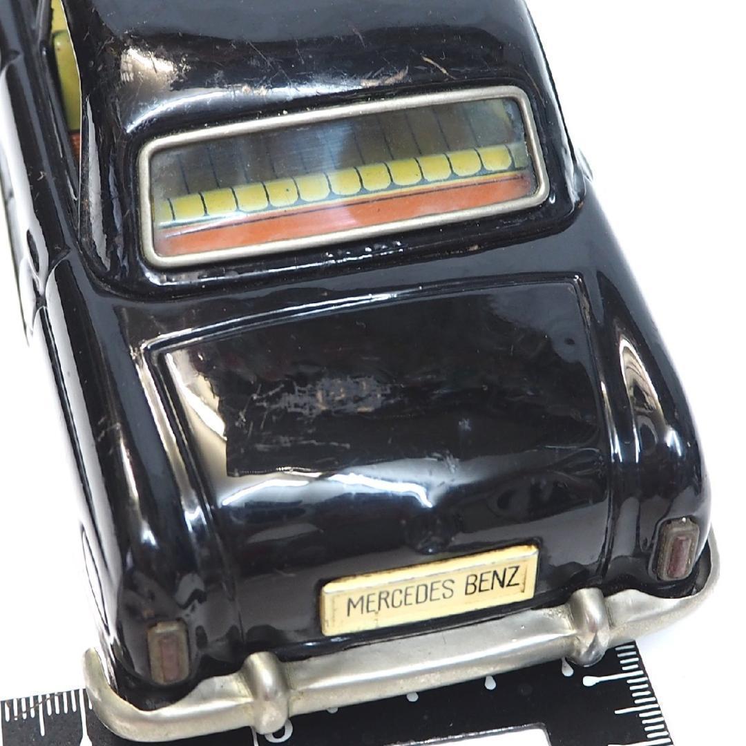 萬代屋【メルセデス ベンツ219黒】tin toy car ブリキ自動車【箱無】
