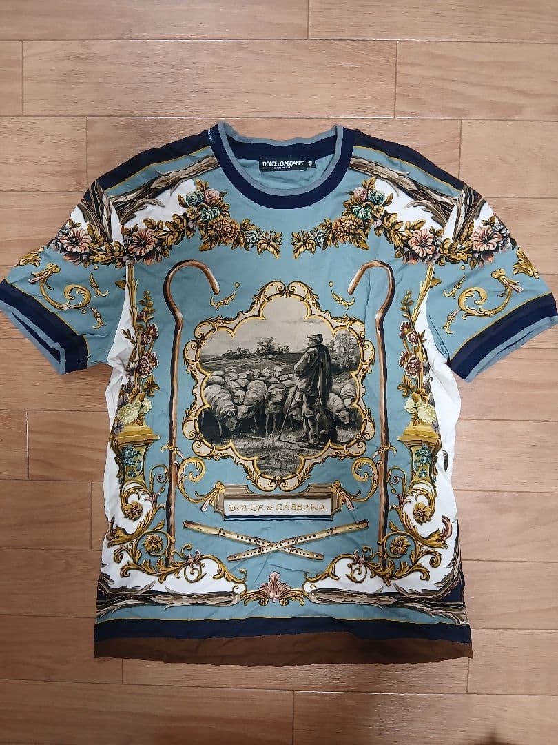 h*ギ様 Dolce & Gabbana アートプリント Tシャツ