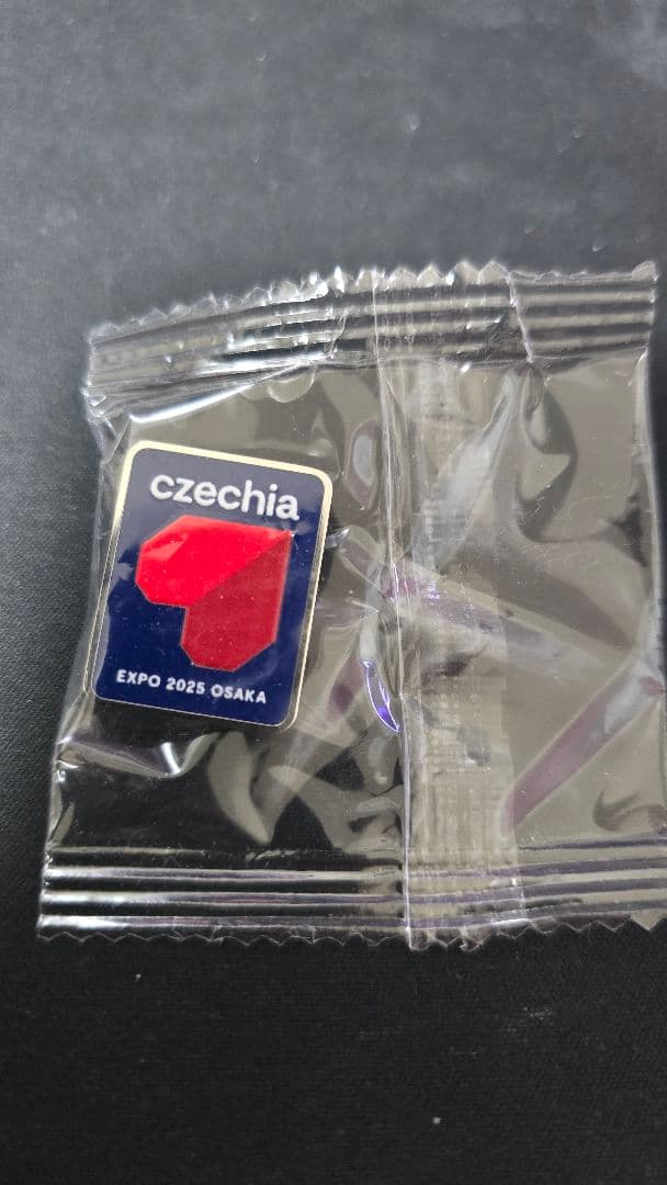 [激レア]大阪・関西万博　チェコ館非売品ピンバッチ