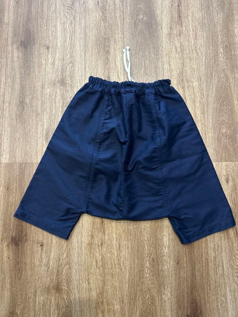 BLEU DE PANAME×コムデギャルソンコラボ　サルエルハーフパンツ　XS