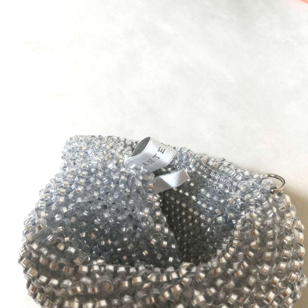 美品　アンテプリマ　スタンダード　ミニアトゥーラ　シルバー　2WAY　バッグ