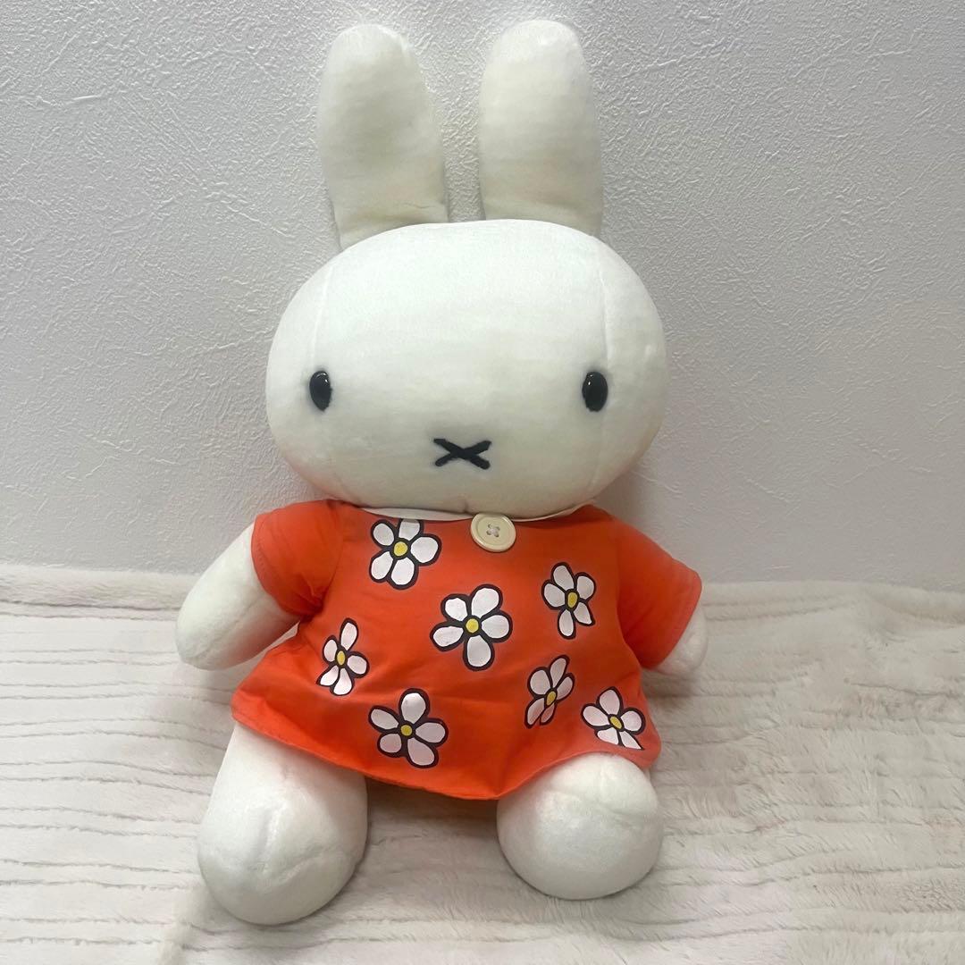 【希少】ミッフィー　セキグチ　レトロ　ぬいぐるみ　miffy レア　花柄