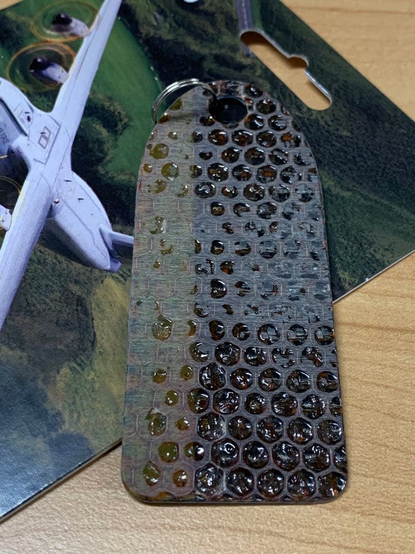 英空軍 A400M Atlas タグ キーホルダー 実機 Planechains