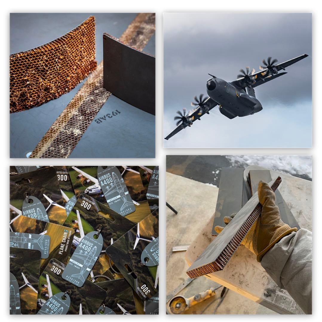 英空軍 A400M Atlas タグ キーホルダー 実機 Planechains