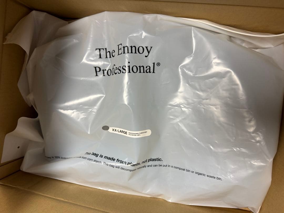ennoy PROFESSIONAL FLEECE VEST XXL エンノイ