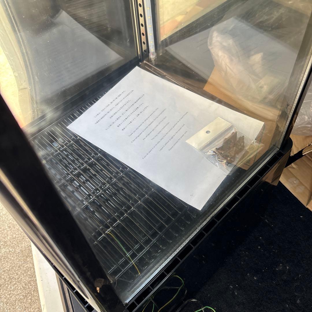 4面ガラス冷蔵ショーケース　城島株式会社 HJR-FG60SBK