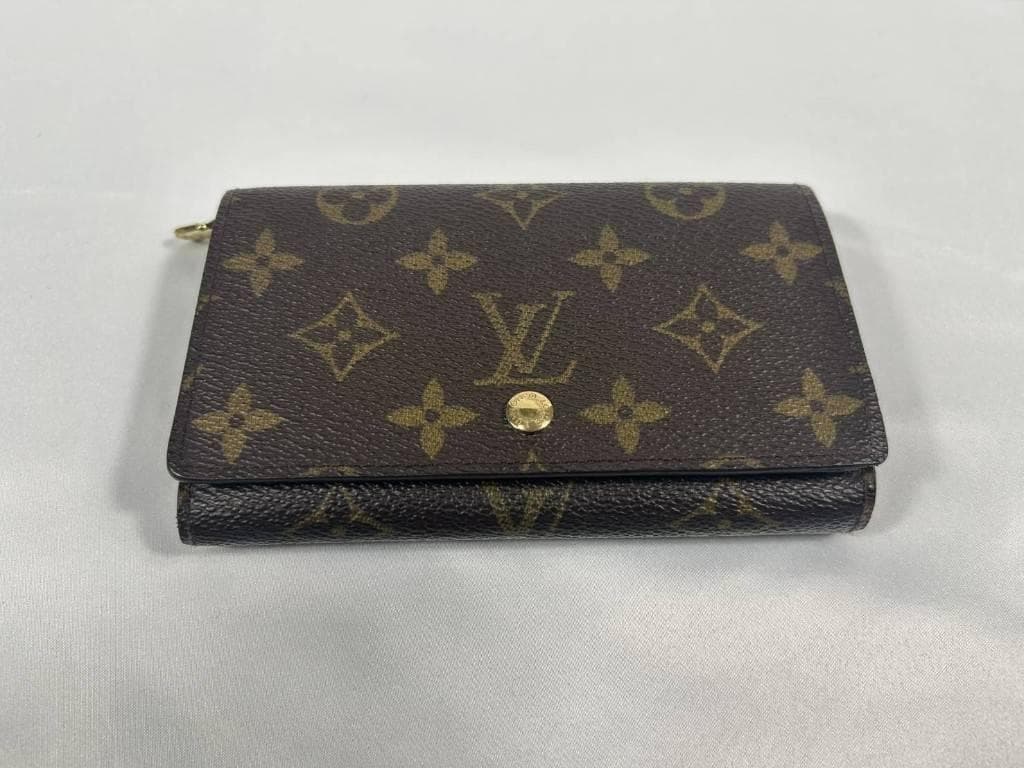 ルイヴィトン M61730 モノグラム ポルトモネビエ トレゾール 財布 AB