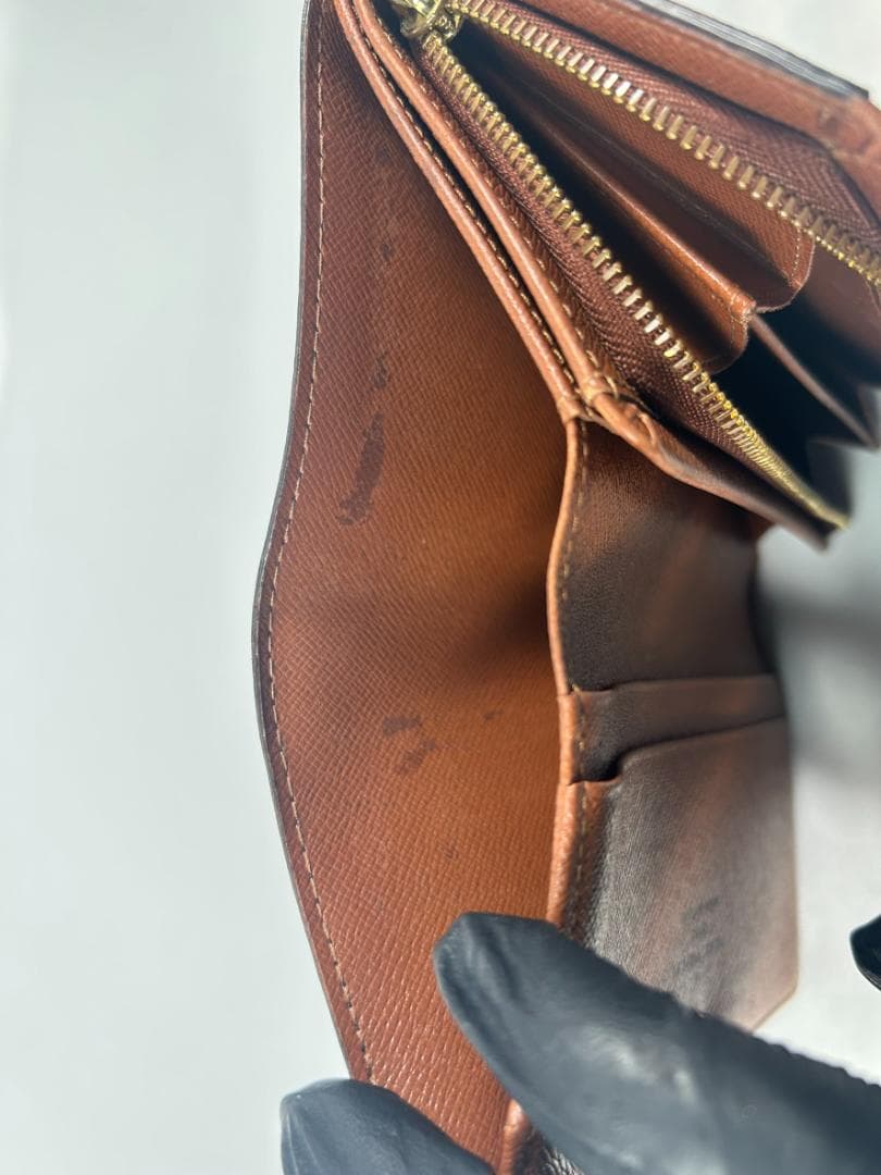 ルイヴィトン M61730 モノグラム ポルトモネビエ トレゾール 財布 AB