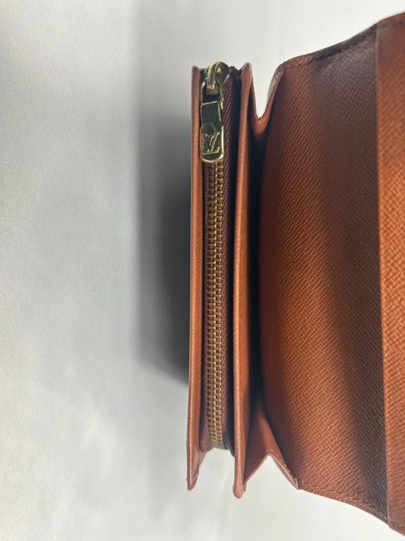 ルイヴィトン M61730 モノグラム ポルトモネビエ トレゾール 財布 AB