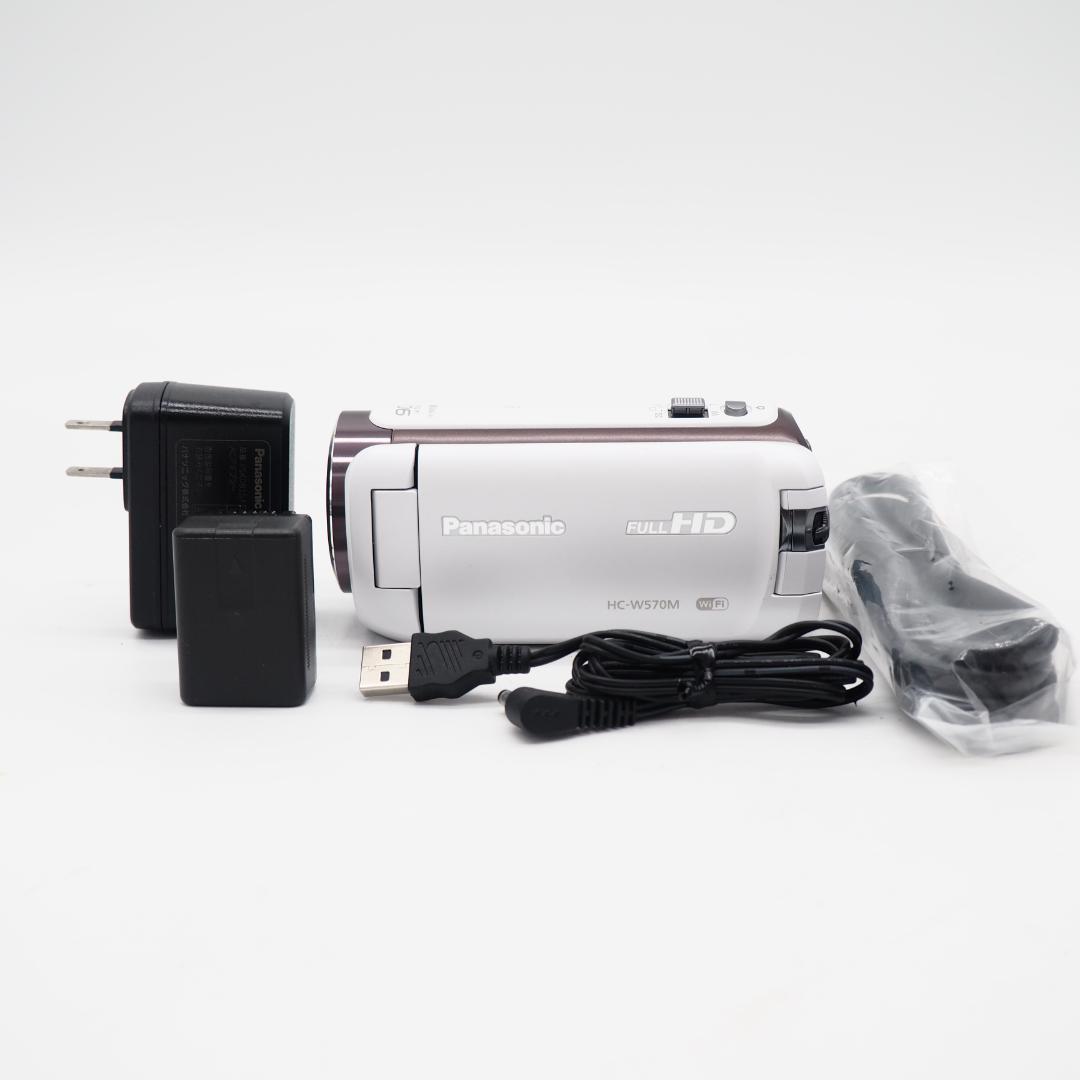 panasonic HDビデオカメラ ホワイト HC-W570M-W